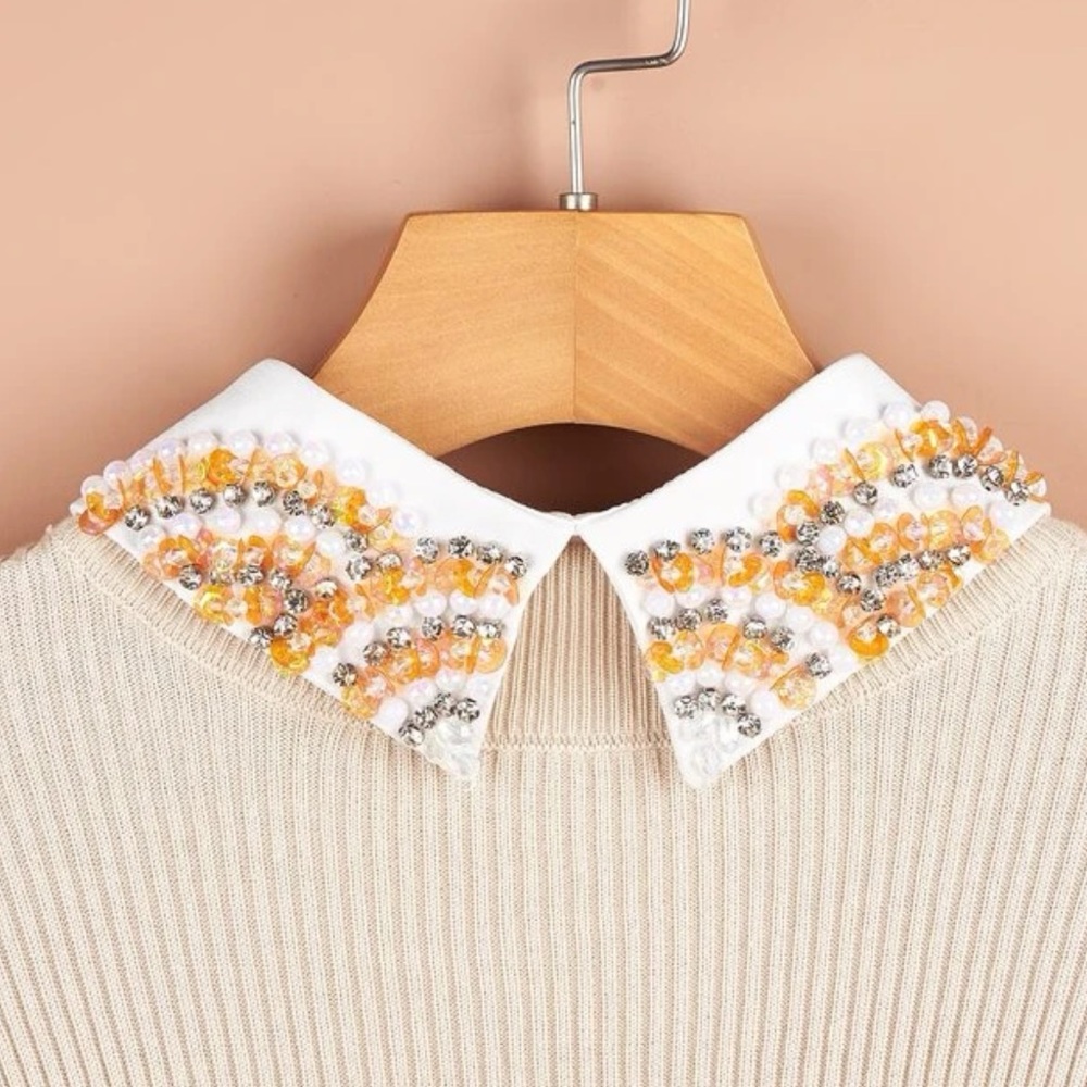 💎 Embellished Dickey Collar 💎 - Picture 4 of 5